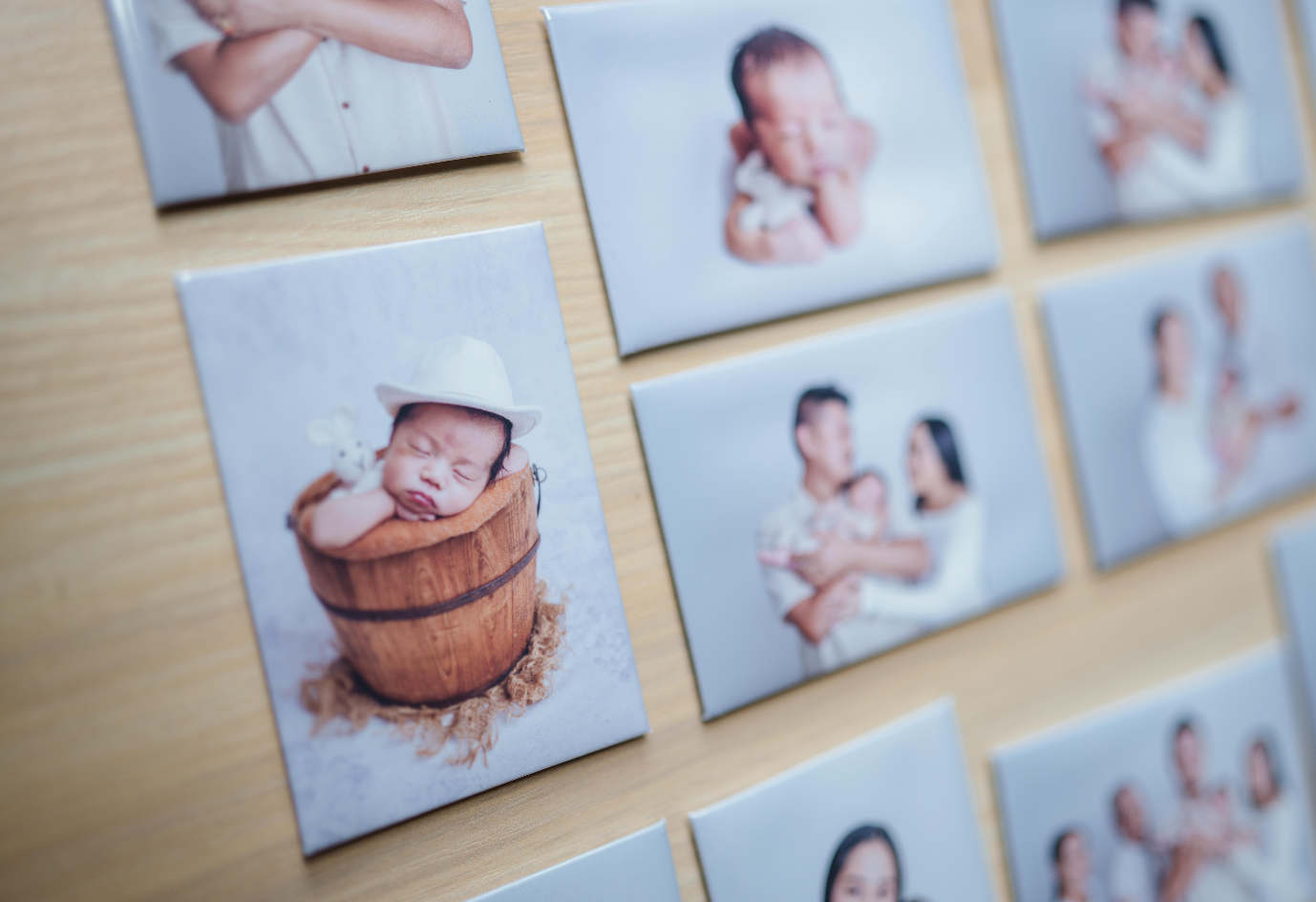 Rectangle Photo Magnet Set