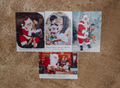 Christmas card photo magnet