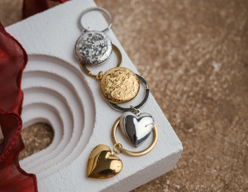 Personalised Stainless Steel Locket Key Ring